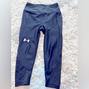 Under Armour Black Leggings Moisture-Wicking Athletic Performance